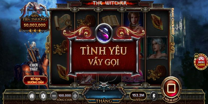 Tăng cấp độ thưởng – Tính năng độc đáo trong tựa game Nổ Hũ Witcher